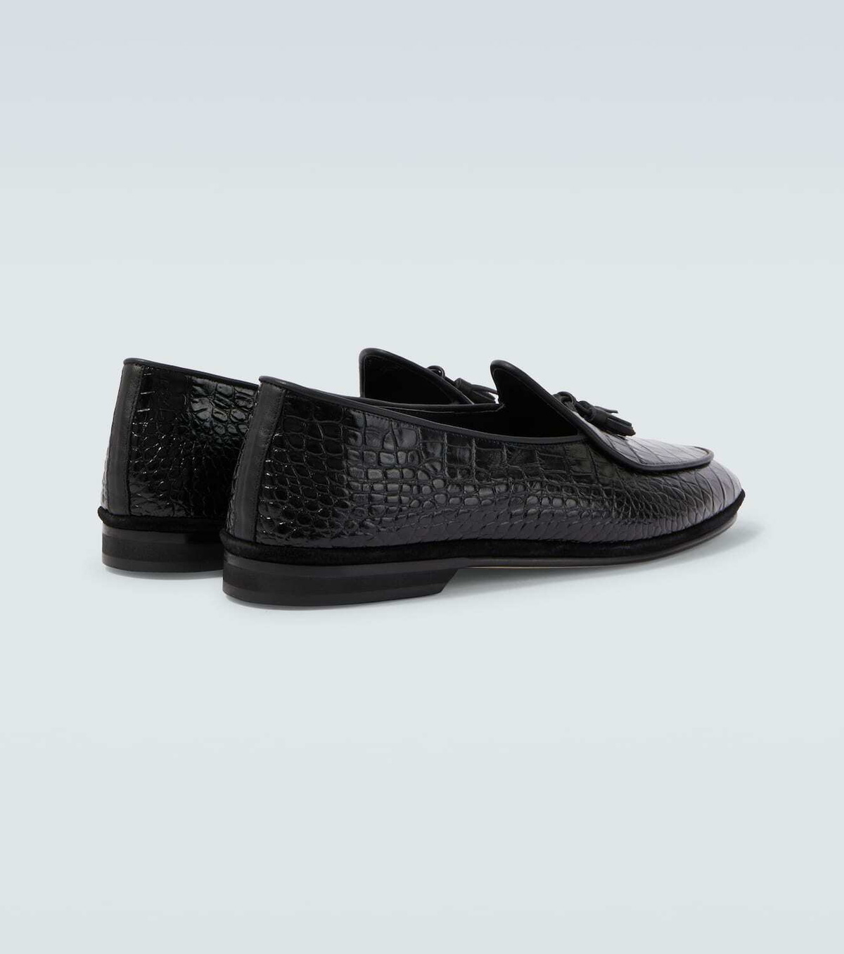 Rubinacci Marphy Loira croc-effect leather loafers