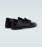 Rubinacci Marphy Loira croc-effect leather loafers