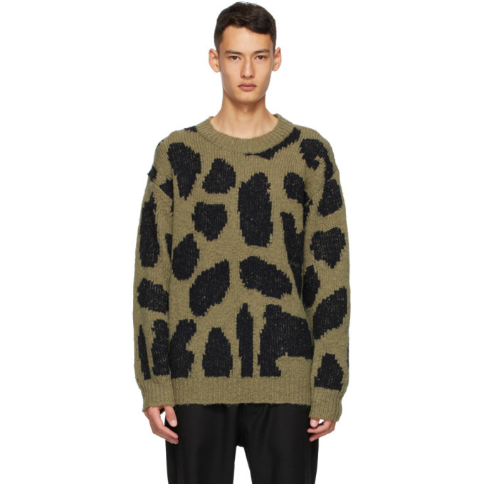 Photo: Dries Van Noten Green Merino Wool Sweater