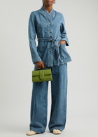 Remain BY Birger Christensen Belted Denim Jacket Indigo