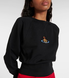 Vivienne Westwood Logo cropped cotton sweatshirt