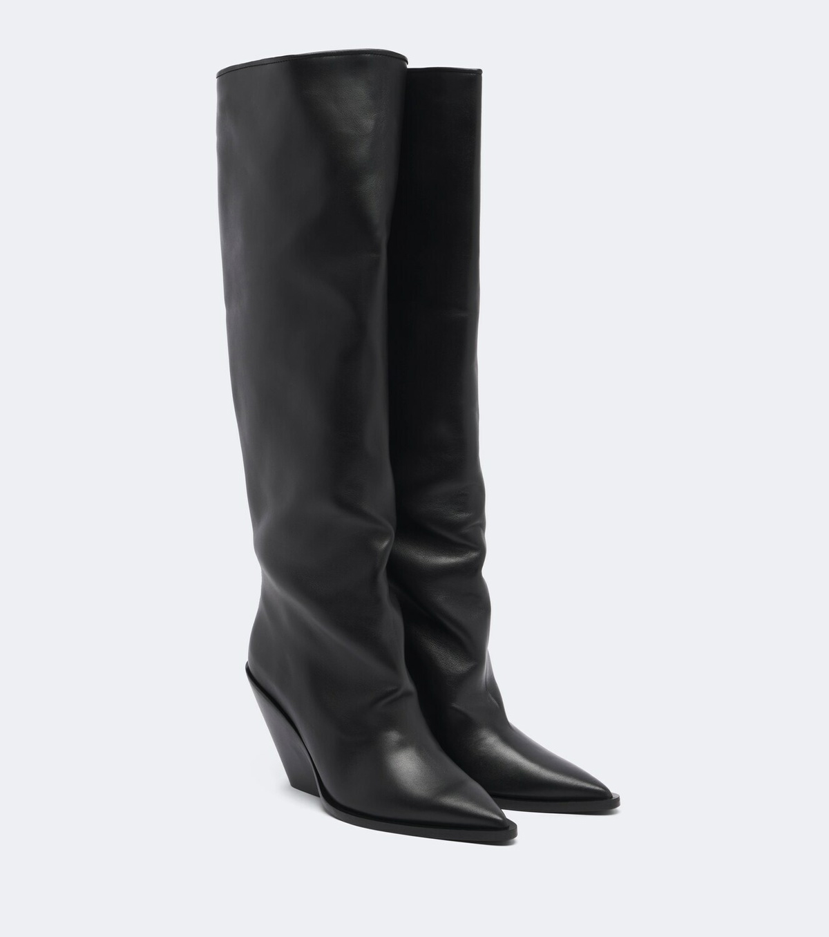 Souliers Martinez Nevada leather knee-high boots