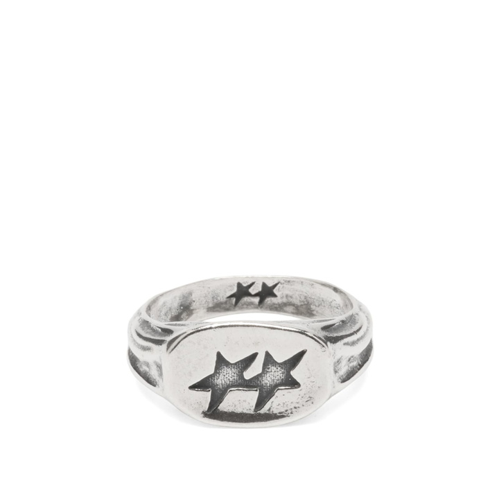 Photo: TwoJeys Men's Superstar Signet Ring in Sterling Silver