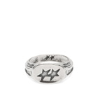 TwoJeys Men's Superstar Signet Ring in Sterling Silver
