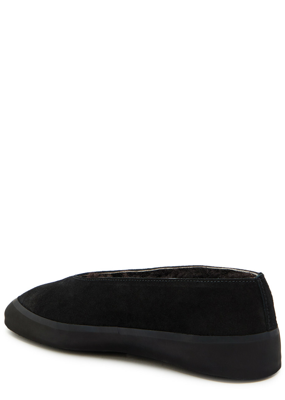 LE Monde Beryl Apres Ski Suede Ballet Flats Black