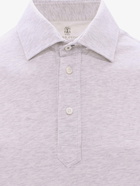 Brunello Cucinelli   Polo Shirt Grey   Mens