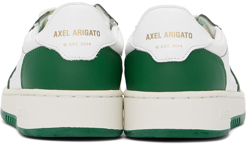 Axel Arigato White & Green Dice Lo Sneakers Axel Arigato