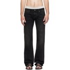 Raimundo Langlois Black Slim Straight Jeans