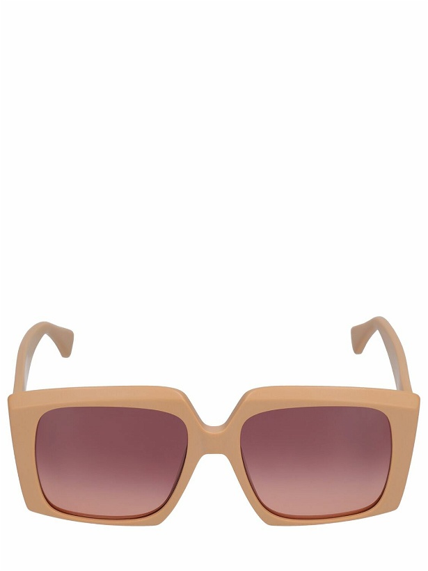 Photo: MAX MARA - Logo Squared Acetate Sunglasses