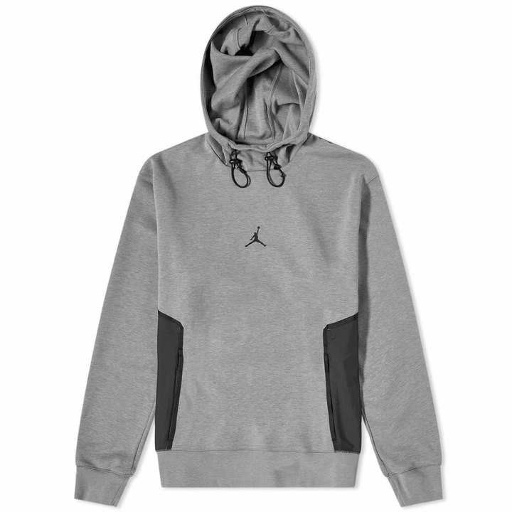 Photo: Air Jordan Men's Statement Popover Hoody in Carbon Heather/Black