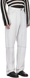 FREI-MUT White Alive Leather Pants