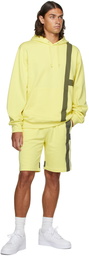 Helmut Lang Yellow Stripe Hoodie