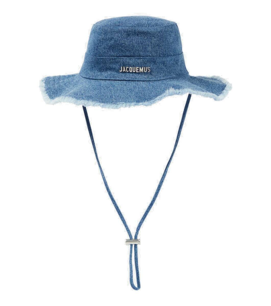 ハット JACQUEMUS 'Le Bob Artichaut' bucket hat Le Bob Artichaut bucket hat in black - Jacquemus | Mytheresa