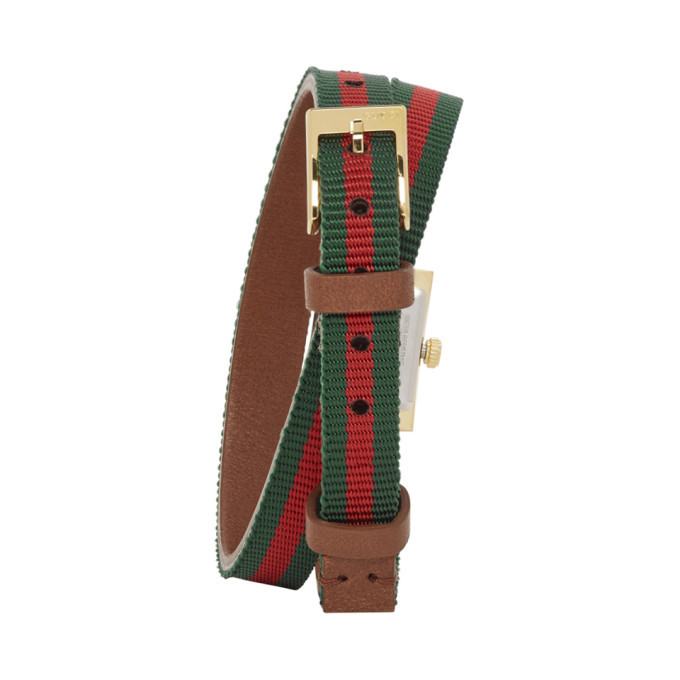 Gucci Wrap around G-Frame Multicolored Watch Gucci G-Frame YA147408 Multicolor Dial Stainless Steel Case  main image 2