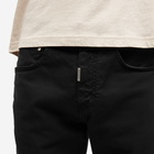 Represent Men's Straight Leg Denim Jean in Black