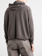 Rick Owens - Cashmere and Wool-Blend Zip-Up Hoodie - Gray