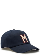 Moncler Logo-appliquéd Twill cap - Blue - One Size