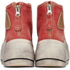 R13 Red Kurt High Top Sneakers
