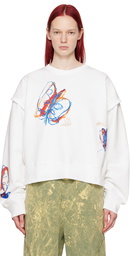 Études White Ciment Parade Été Sweatshirt