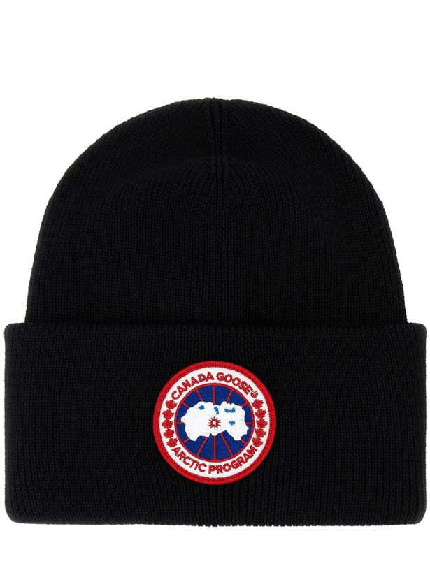 Photo: CANADA GOOSE - Logo Wool Beanie
