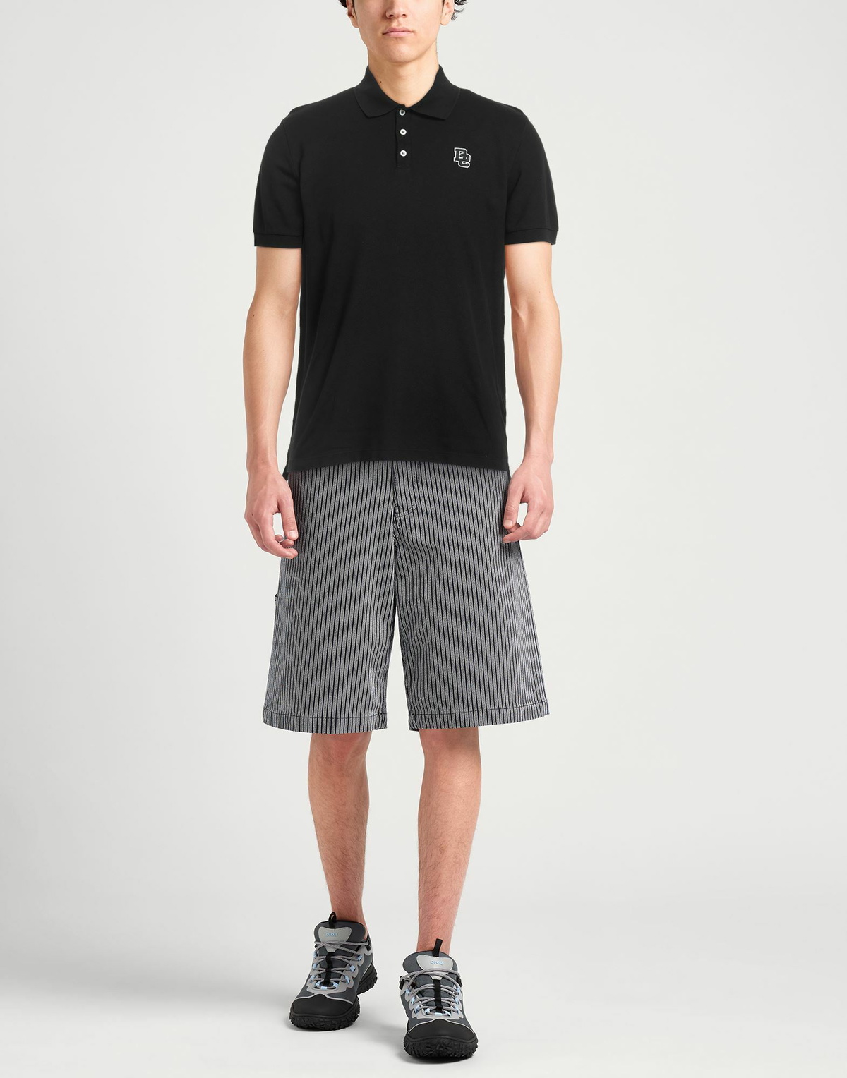 Dsquared2 Mens Polo shirt in Black