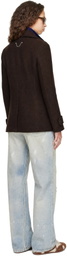 Acne Studios Brown Single-Breasted Wool Jacket