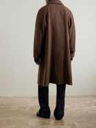 Kaptain Sunshine - Umbrella Wool-Blend Car Coat - Brown