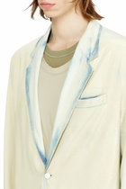 Diesel Blazer in fluid X-Ray bleach denim - Denim Jackets Mens in Blue