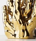 Polspotten Coral porcelain vase by Norman Trapman