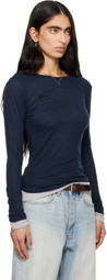 TONYWACK Navy Layered Long Sleeve T-shirt