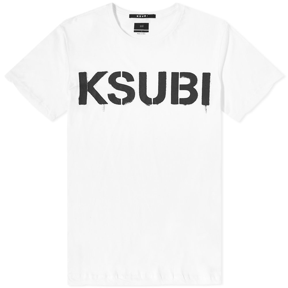 Ksubi White Seeing Lines T-Shirt