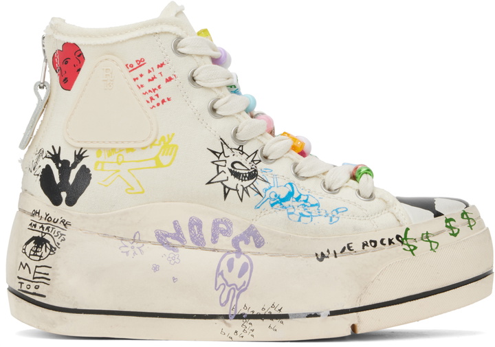 Photo: R13 Off-White Kurt High Top Sneakers