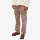 Needles Men's Poly Jacquard Track Pant in Arabesque