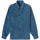 Paul Smith Men's Corduroy Chore Jacket in Blue