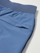 Lululemon - License to Train Linerless 7" Straight-Leg Stretch Recycled-Shell Drawstring Shorts - Blue