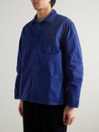 Nudie Jeans - Buddy Herringbone Organic Cotton-Twill Chore Jacket - Blue