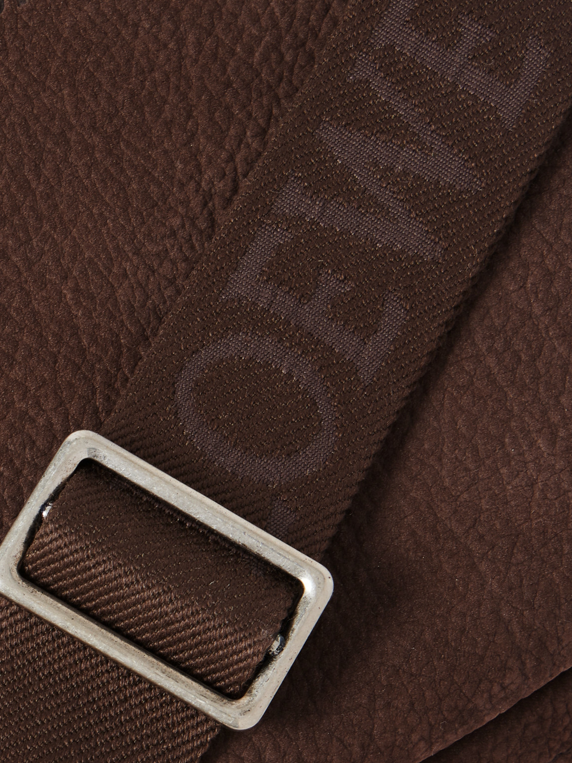 LOEWE - Pebble Embellished Full-Grain Nubuck Messenger Bag