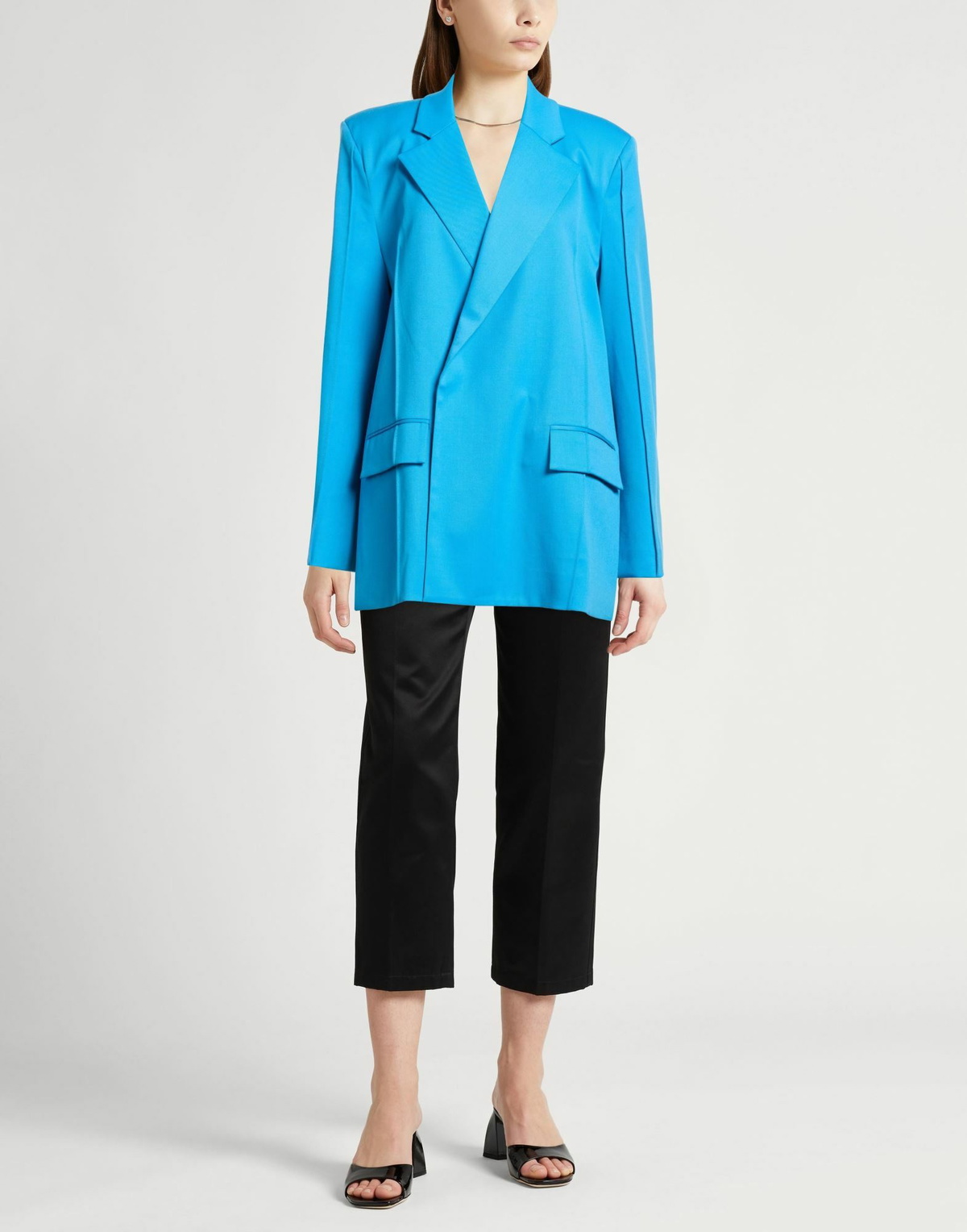 Erika Cavallini Womens Blazer Azure