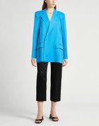 Erika Cavallini Womens Blazer Azure