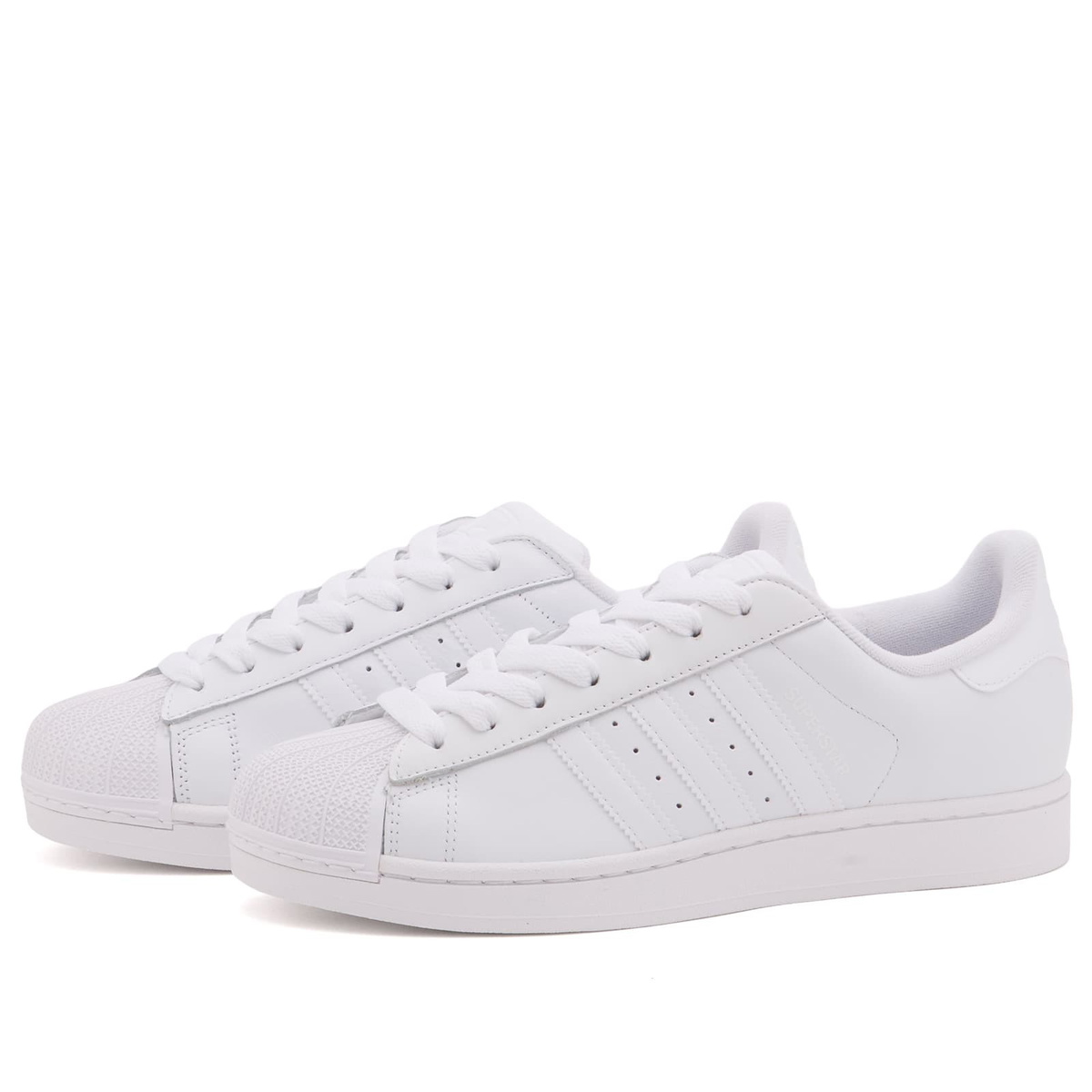 Adidas Superstar II Sneaker in White/White