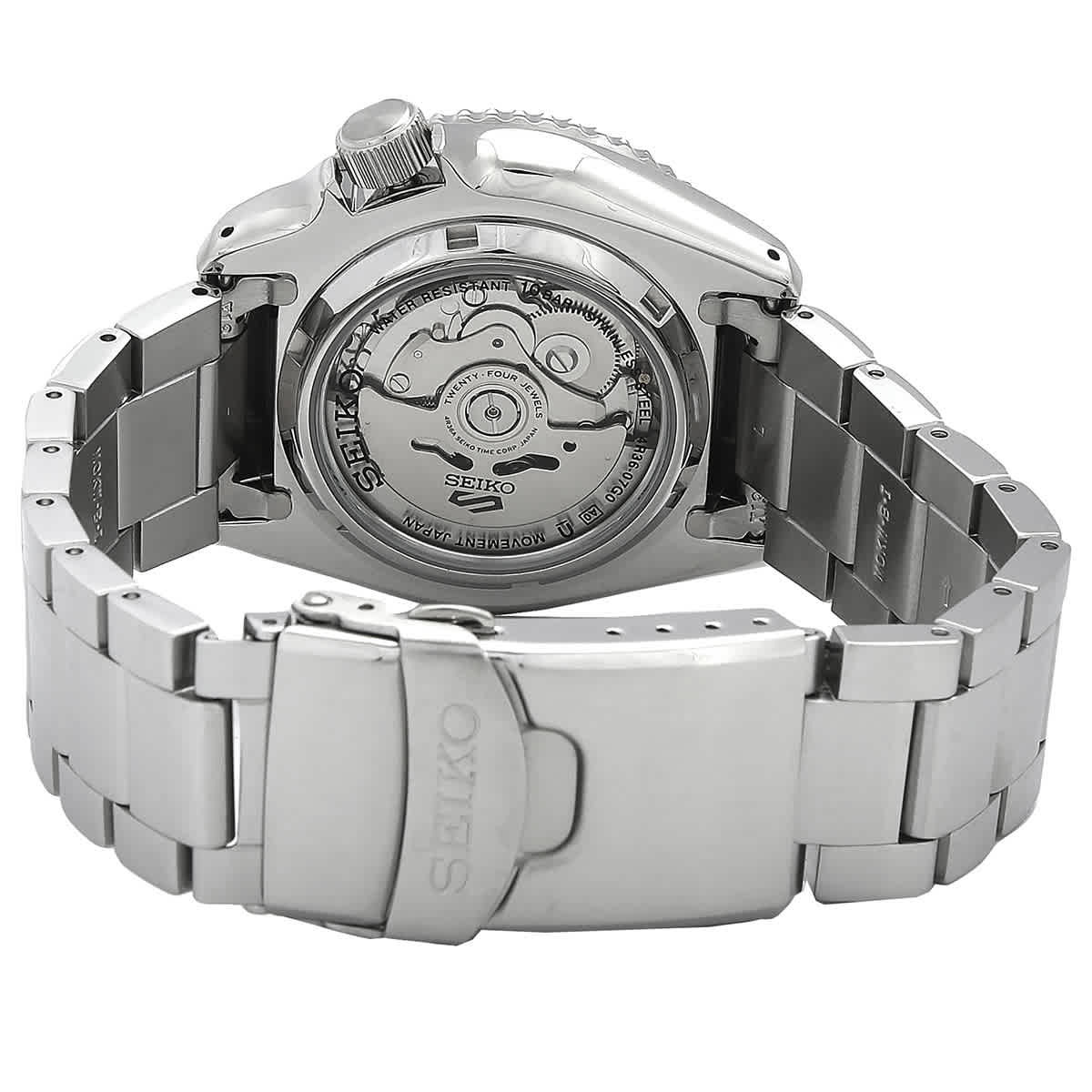 Seiko 5 Sports Automatic Green Dial Mens Watch SRPD63