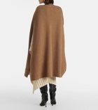 Stella McCartney Wool-blend bouclé cape