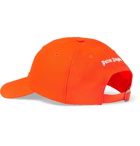 Palm Angels - Logo-Embroidered Neon Twill Baseball Cap - Orange