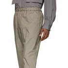 Jil Sander Green Classic Trousers