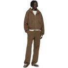 Entire Studios Brown Straight-Leg Sweatpants
