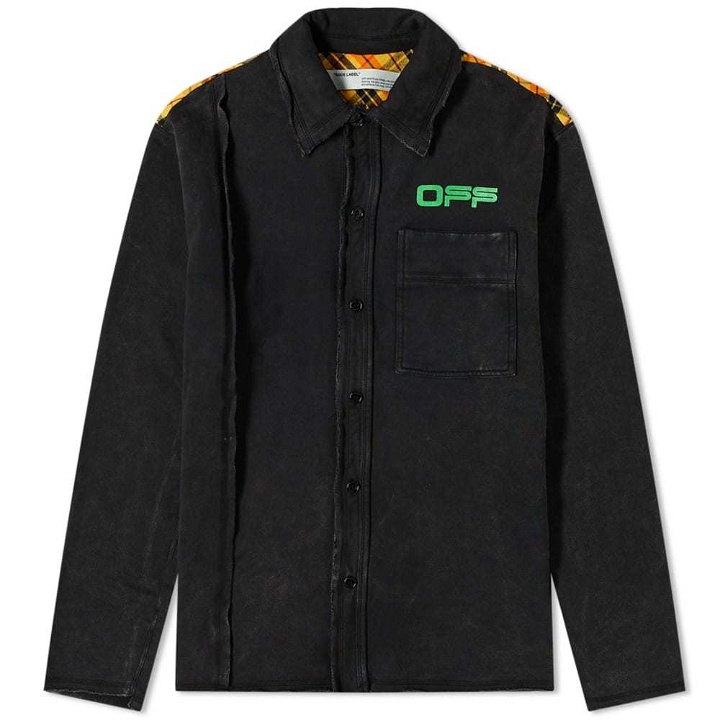 Photo: Off-White Fleece Reconstructed Shirt