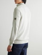 Belstaff - Guide Logo-Appliquéd Cotton Half-Zip Sweater - Gray