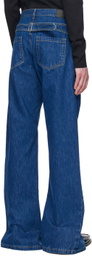 Bianca Saunders Navy Reverse 23 Jeans