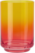 Lateral Objects Red & Yellow Gradient Glass