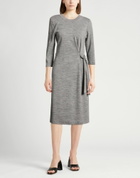 Peserico Womens Midi dress in Grey